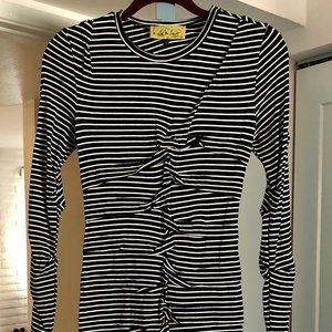 Nicole Miller Dress Knit Stretch Sz P (S)